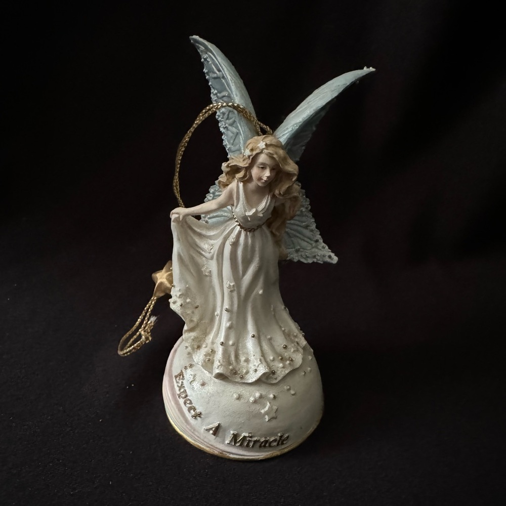 San Francisco Music Box Co Expect a Miracle Angel or Fairy Godmother Ornament